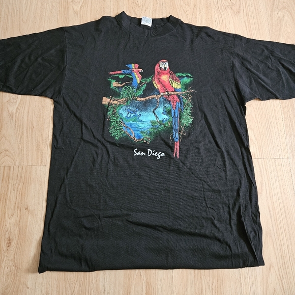 Vintage San Diego Parrot single stitch t shirt - Picture 1 of 4